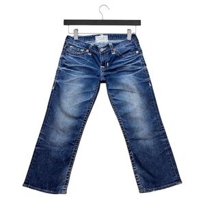 Big Star Liv Capri Jeans Women’s 30x23 Blue Stretch Denim LNWT